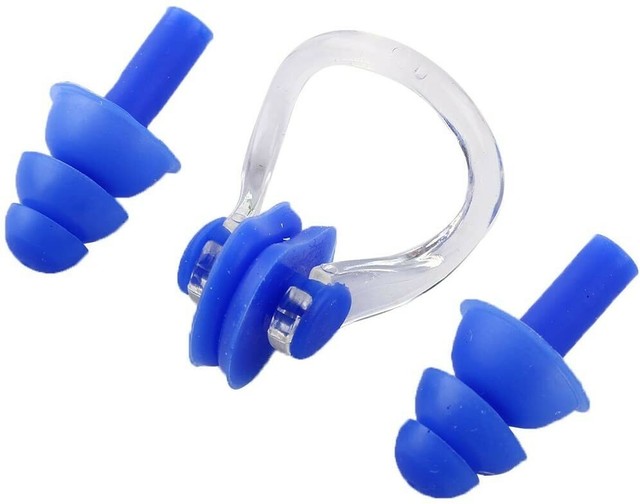Swimming Ear Plugs And Nose Clip Set eBay