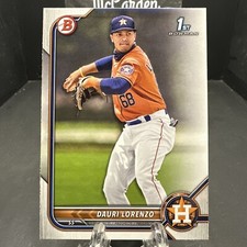 2022 Bowman Prospects Dauri Lorenzo #BP-11 Houston Astros