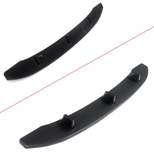 Carbon Fiber Look Front Bumper Splitter For BMW X3 F25 X4 F26 M Sport 2014-2017 - Picture 9 of 13