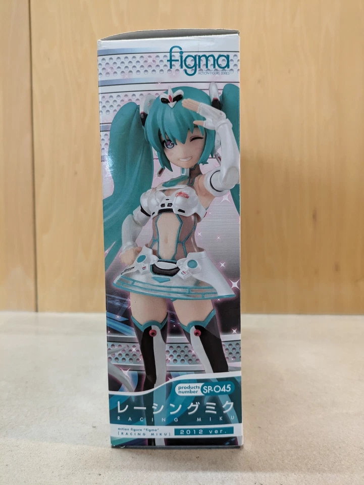 Figura Vocaloid Racing Miku Hatsune 2012 figma SP-045 Max fábrica de Japón nueva Foto 3 de 4