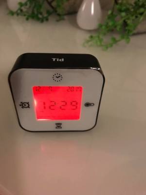 KLOCKIS Clock/thermometer/alarm/timer, white - IKEA