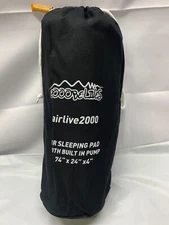 Zooobelives Airlive2000 Air Sleeping Pad w/Built In Pump 74" x 24" x 4" *New