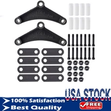 New Heavy Duty Steel Tandem Trailer Axle Shackle Kit For Double Eye Spring USA