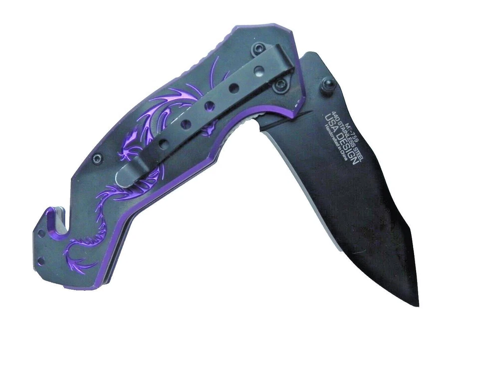 NUEVO MTech EE. UU. Dragon Strike Asistido Cuchillo de Bolsillo Abierto Táctico Exterior Foto 2 de 4