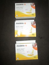 MEDELA QUICK CLEANS MICRO STEAM BAGS 5 BAGS/BOX 87024NA NEW LOT of 3 BOXES