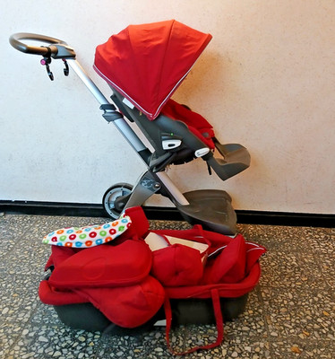 Stokke Xplory Kinderwagen + Babyschale Top Zustand Komplettset Premium Buggy