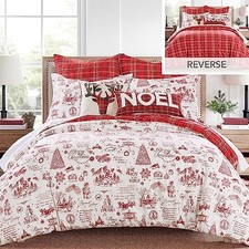 - Yuletide Comforter Set - King Holiday Comforter 106x94 and Comforter - King