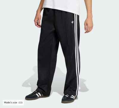 Adidas Adicolor Baggy Fit Track Pants Trefoil Logo Mens Size M L XL Black IZ4801