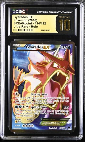 Pokemon Gyarados EX Breakpoint 114/122 Ultra Rare CGC 10 Pristine