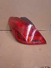2008-12 PEUGEOT 308 REAR TAIL LIGHT HATCHBACK LEFT PASSENGER SIDE 
