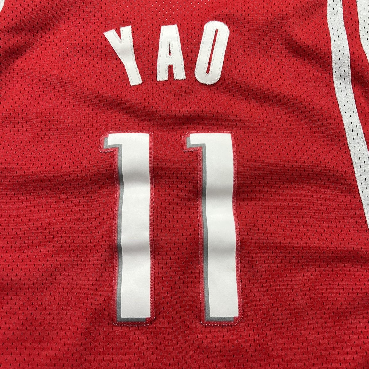 VINTAGE Nike Yao Ming 11 Houston Rockets Jersey Mens XL Red NBA