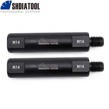 M14 2pc Angle Grinder Extension Bar Rotary Shaft Drill Adapter
