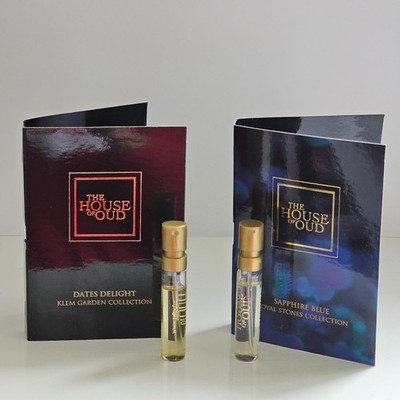 The House of Oud   Dates Delight & Sapphire Blue 2x2ml