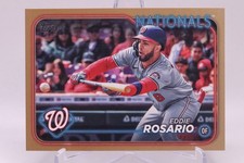 Eddie Rosario 2024 Topps Gold Border Parallel #/2024 - Washington Nationals