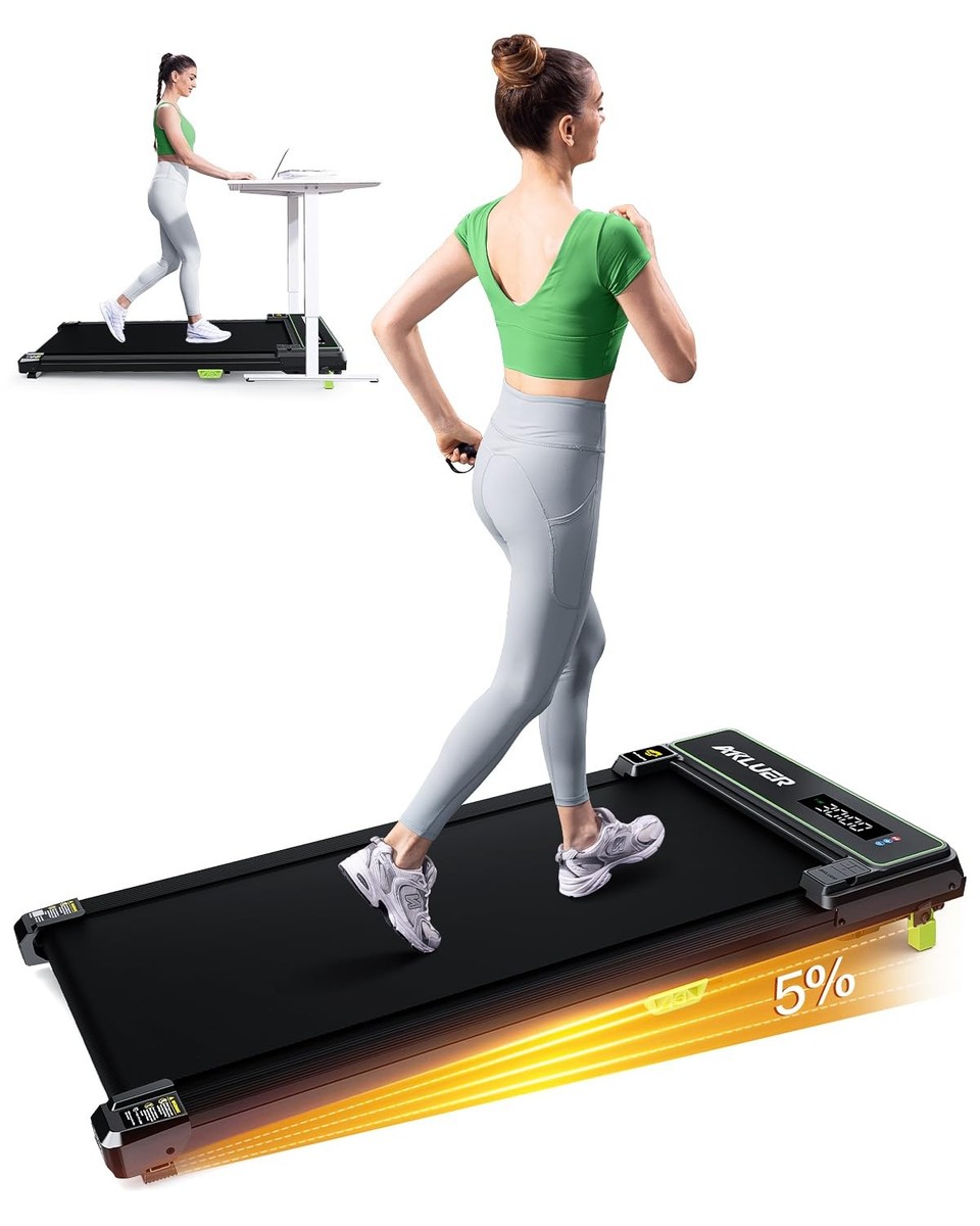 Walking Pad with Incline, Under Desk Treadmill for Home,