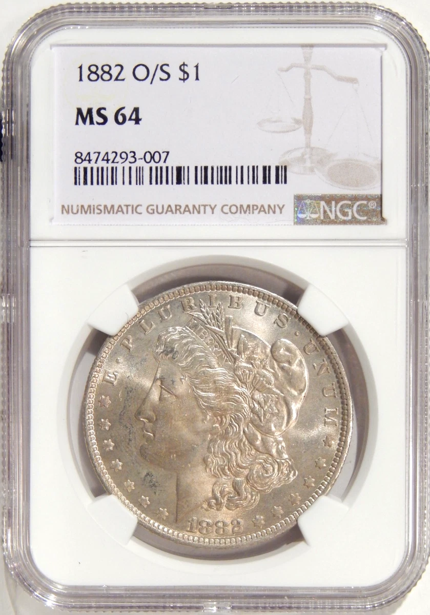 New Orleans Grade MS 64 1882 Year Morgan US Dollars (1878-1921