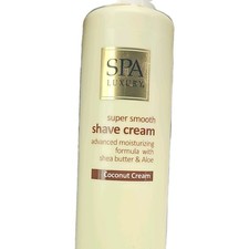 SPA Luxury Super Smooth Shave Cream Coconut Cream Shea Butter Aloe