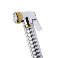 Luxury Gold Chrome Toilet Hand Held Single Bidet Sprayer spray Douche Shattaf