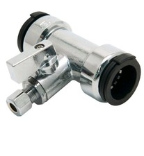 Lot Of 5 WATTS LF4750-141404  Brass Quick-Connect Tee Valve  3/4"X3/4"X1/4"