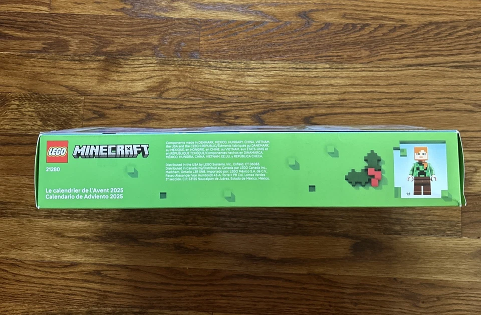 LEGO Minecraft 24 Days Winter Christmas Advent Calendar 2025 (21280) New Sealed - Image 2 of 4