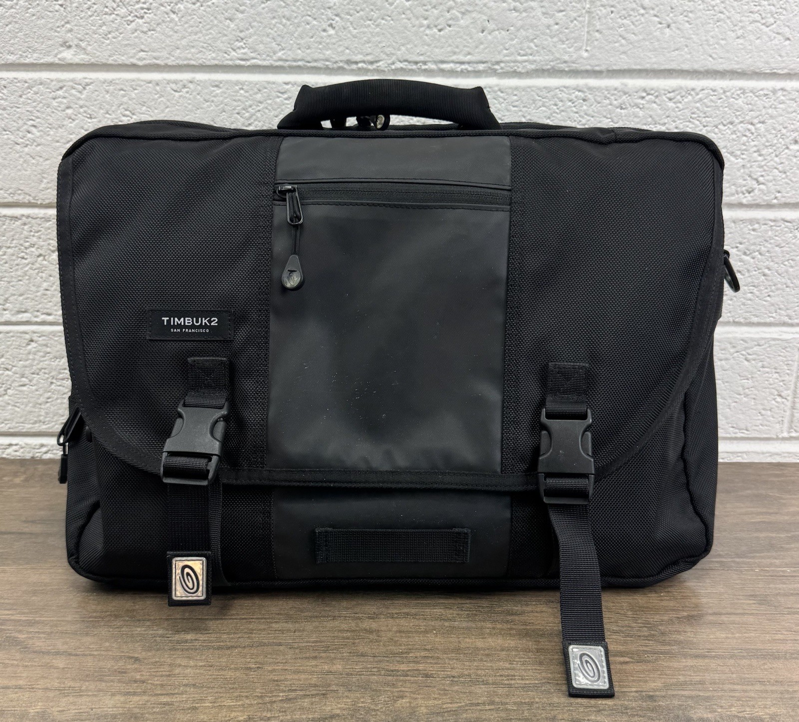 Timbuk2 x Dell Messenger Backpack Convertible 3 In 1 Black Canvas Laptop Bag