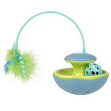 SmartyKat Track Tizzy Motion Cat Toy –Electronic Interactive Pet Toy, Blue