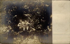 RPPC 1907 ~ young boys with teddy bears St Johnsville NY to Germantown Philly PA