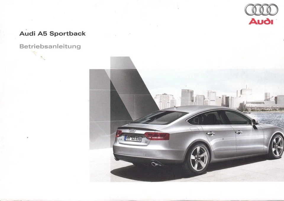 BORDMAPPE Audi A5 Sportback 2009 Betriebsanleitung Deutsch - Bild 2 von 4