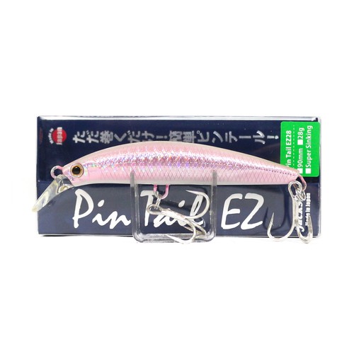 Leurre Coulant Jackson Pin Tail EZ 20 – 75 Mm – 20g – Silencieux – Pour Pêche En Mer – Coloris DRG (8253)