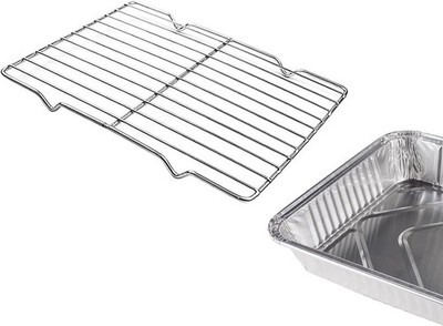 Cooling Rack for Baking, 8.3'' x 11.4'' Grill Rack, Stainless Steel Wire Cookie