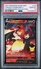 2021 POKEMON SWSH BLACK STAR PROMO #133 LANCE'S CHARIZARD V PSA 10