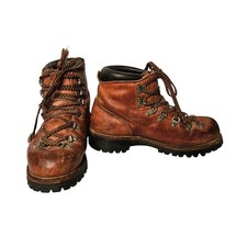Vintage Red Wing Irish Setter Sport Boot Men 7C Brown Leather Vibram Made in USA