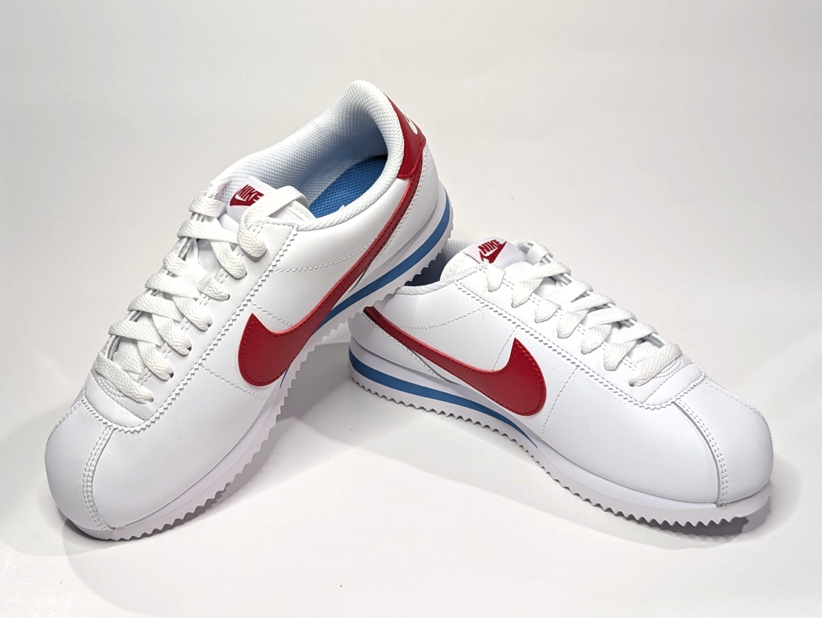 nike cortez red and blue womens