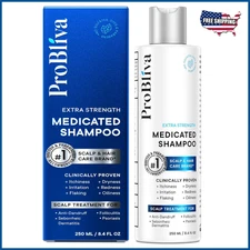 Seborrheic Dermatitis &Folliculitis Dandruff Shampoo Anti Fungal Medicated 8.4oz