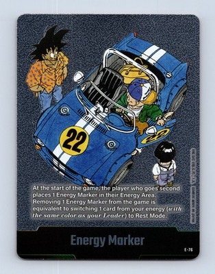 Energy Marker E-76 Silver Manga Booster 02 Dragon Ball Card
