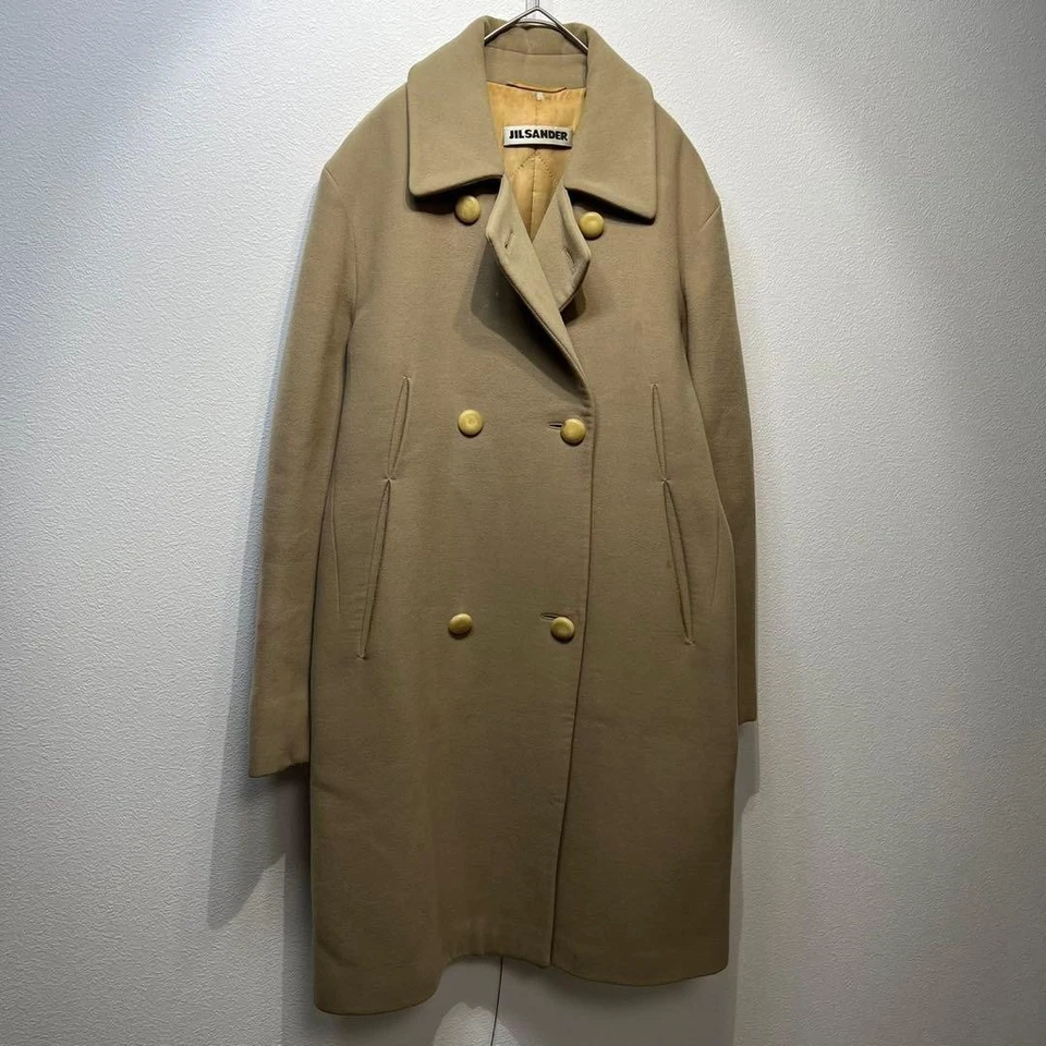 Abrigo largo guisante diseño línea A Jil Sander talla 34 Foto 3 de 4