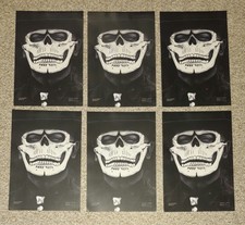 LOT OF 6 SPECTRE SKULL MASK ORIGINAL 13"x19" MOVIE POSTERS 2015 - JAMES BOND 007