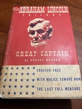 Great Captain The Abraham Lincoln Trilogy ~ Honore Morrow ~ Hardback BCE 1930