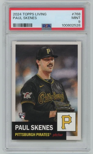 2024 Topps Living Paul Skenes RC PSA 9 #768 Pittsburgh Pirates