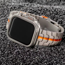 Luxury Titanium Apple Watch Band  Metal Case Ultra 2 49mm Series 10 42mm