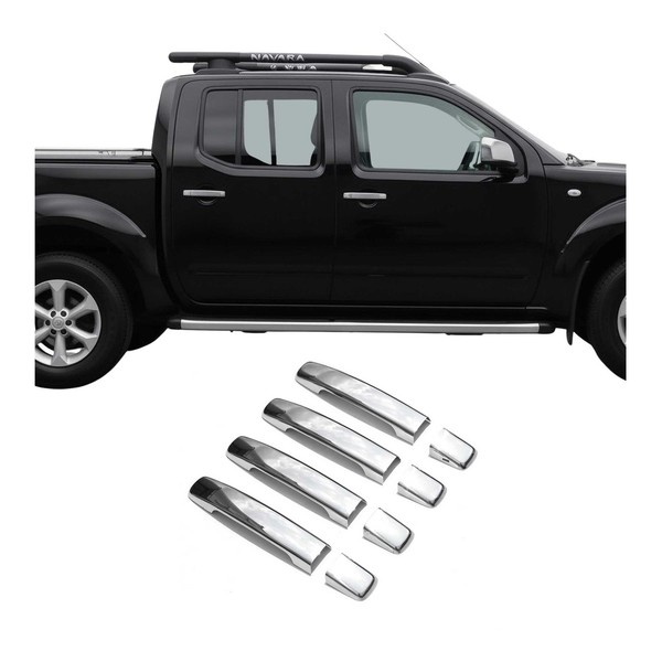 TüRgriff Blende Chrom FüR Nissan Navara 2005-2015 4-TüR Edelstahl 8X-image