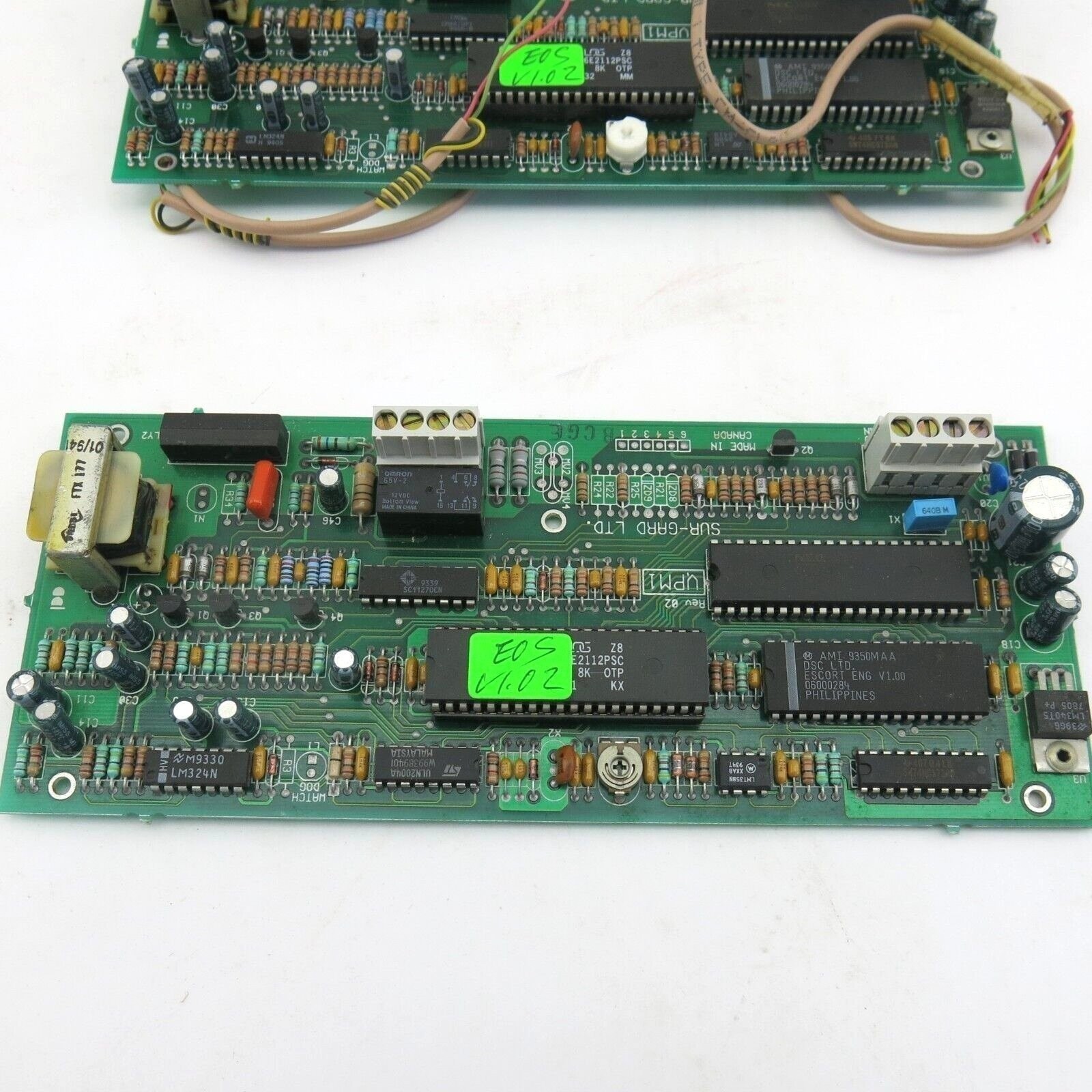 SUR-GARD LTD VPM1 Rev 02 Control Panel Circuit Board Group LOT UNTESTED