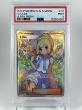 Pokemon Lillie #151 Full Art Ultra Prism Sun & Moon PSA 9 Graded 2018 Ultra Rare on eBay