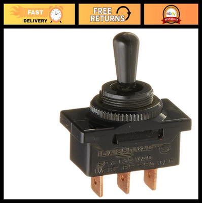 Hi-Flo Toggle Switch 250V/125V for Pool Spa Pump Control, Durable Waterproof Des