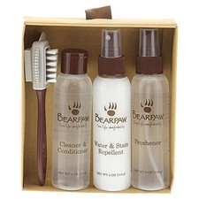 BEARPAW NEW Cleaning Boot Care Kit Brush Freshener Conditioner, Stain Repellent