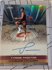 2025-26 Topps Chrome Autograph Rookie Refractor Tyrese Proctor #TAUR2-TP
