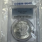 1921 Morgan Silver Dollar PCGS MS63 COBM-9640