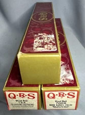 Lot of 3 QRS Player Piano Word Rolls FANTASTIC CONDITION, 164, Q-182 & 7009