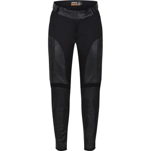MotoGirl Fiona Ladies Motorbike Motorcycle Leather Trousers Black