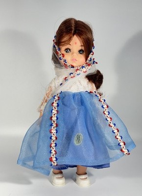 Vintage 8'' Indian-Style Souvenir Doll 1960s Hong Kong International Costume